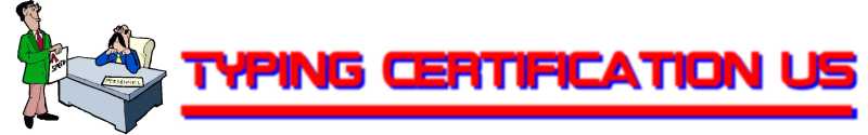 typing certification us logo